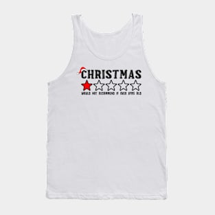 Christmas One Star Tank Top